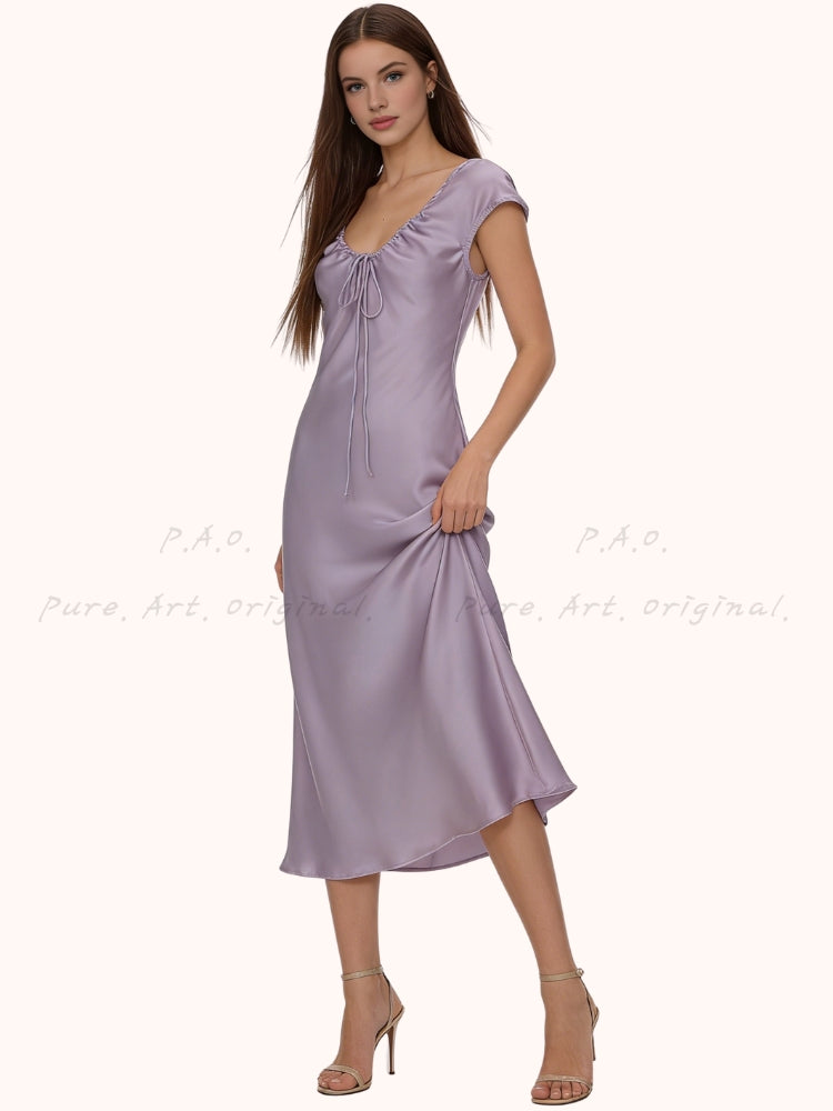 LUMIÈRE SATIN DRESS