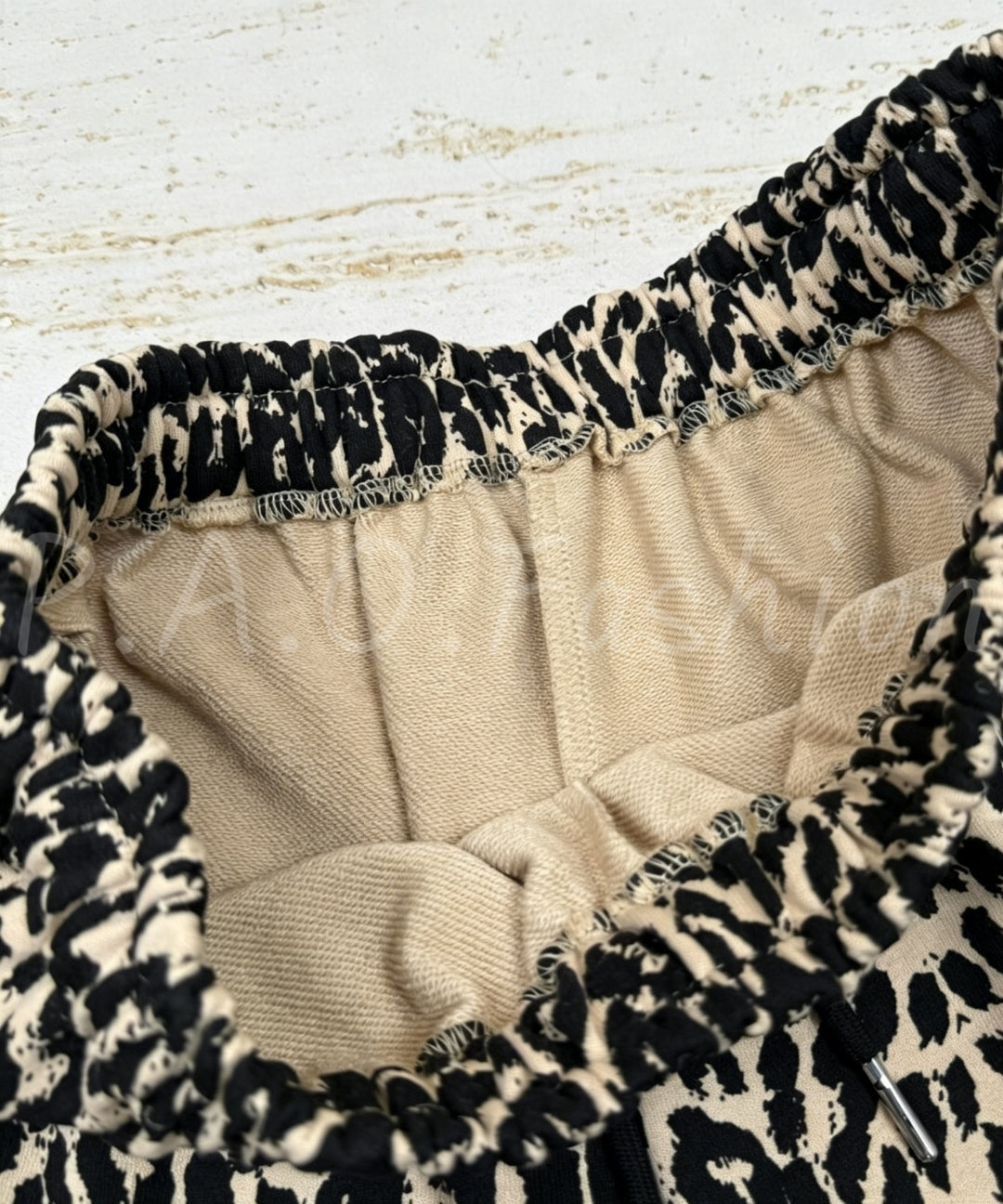 Leopard Print Bandeau Top & Wide-Leg Pants Set[Available Now]