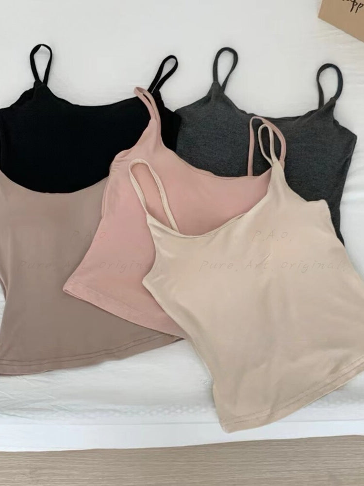 Simple & Comfortable Padded Tank Top
