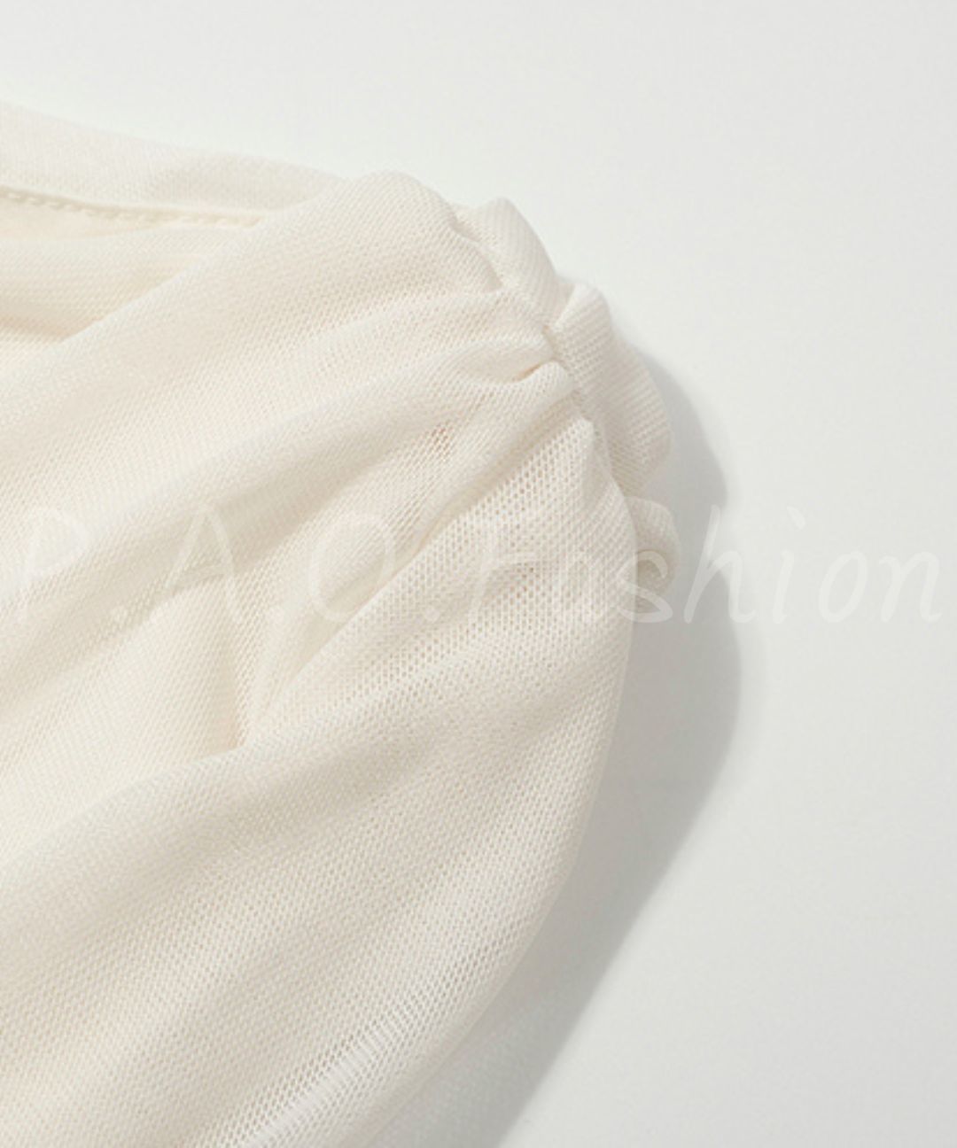 Mesh Panel Satin Maxi Dress