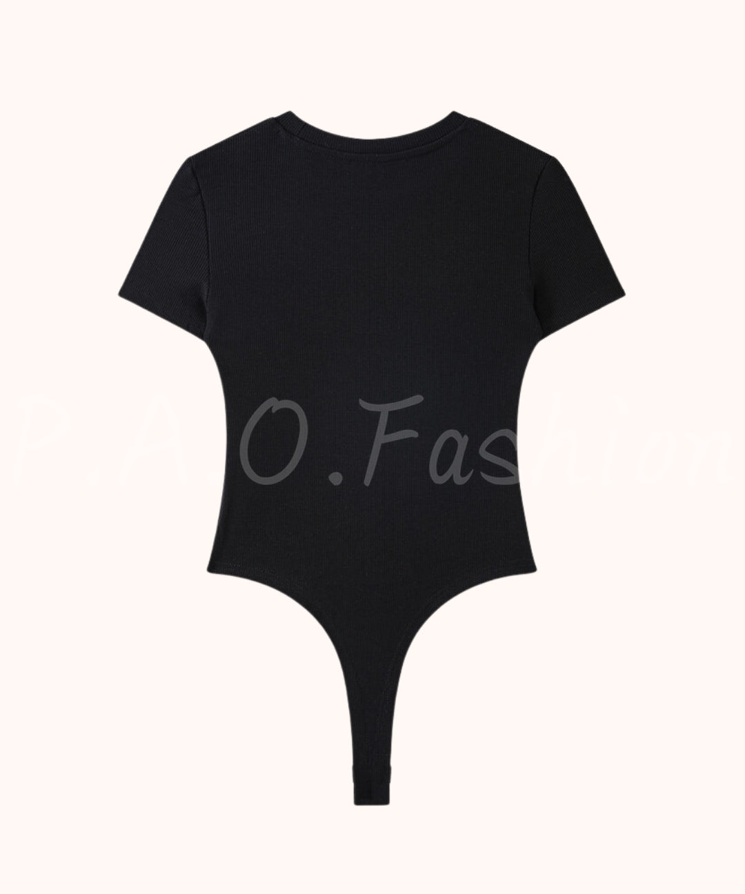 Crew Neck Short Sleeve Bodysuit[Available Now]