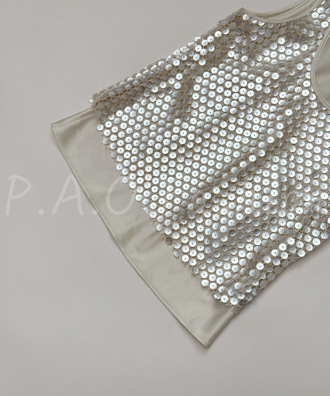 Sequin Layered Sleeveless Tank