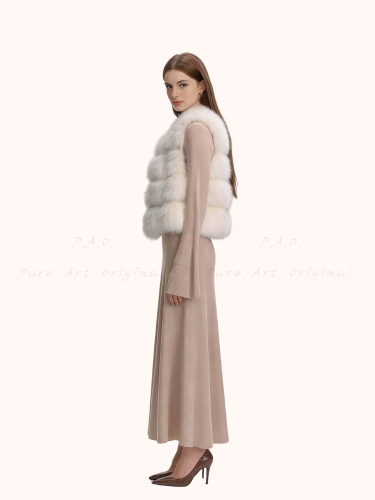 Snowland Faux Fur Sleeveless Vest