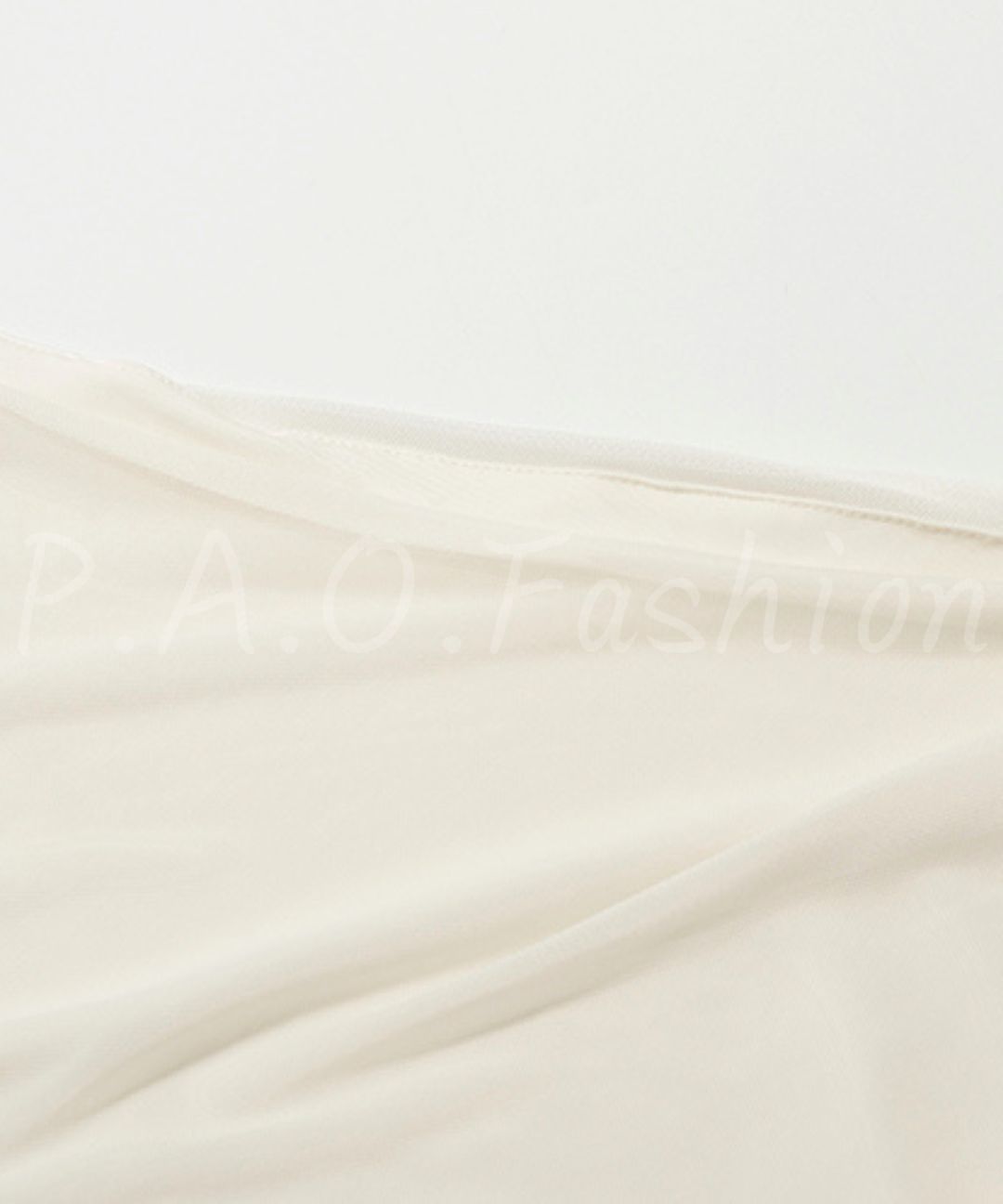 Mesh Panel Satin Maxi Dress