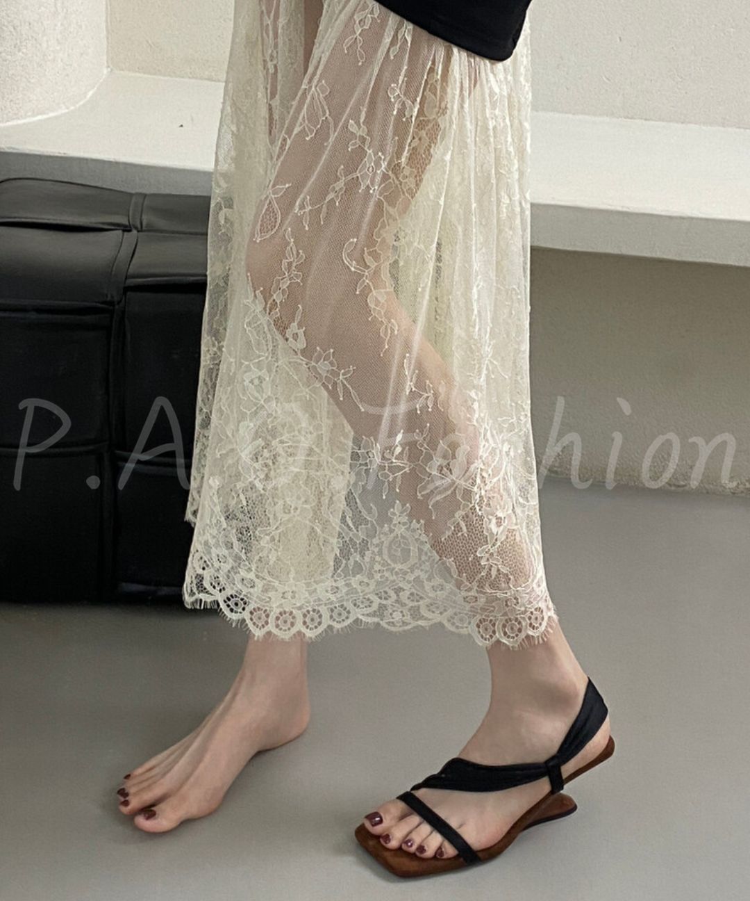 French Twist Sculptural Wedge Sandals with Satin Knot Detail
