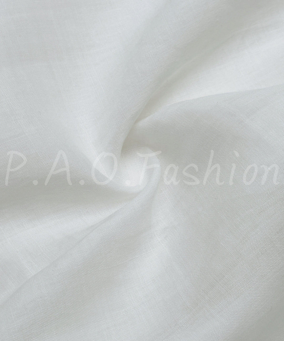 100% Ramie Relaxed V-Neck Shirt