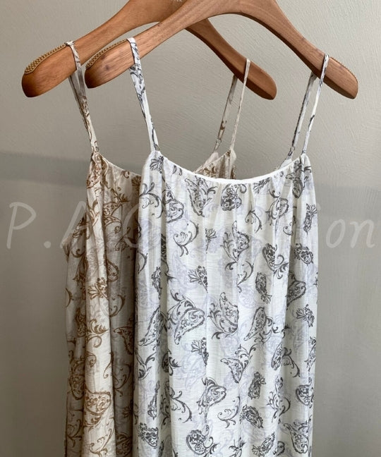 Print Cami Maxi Dress[Available Now]
