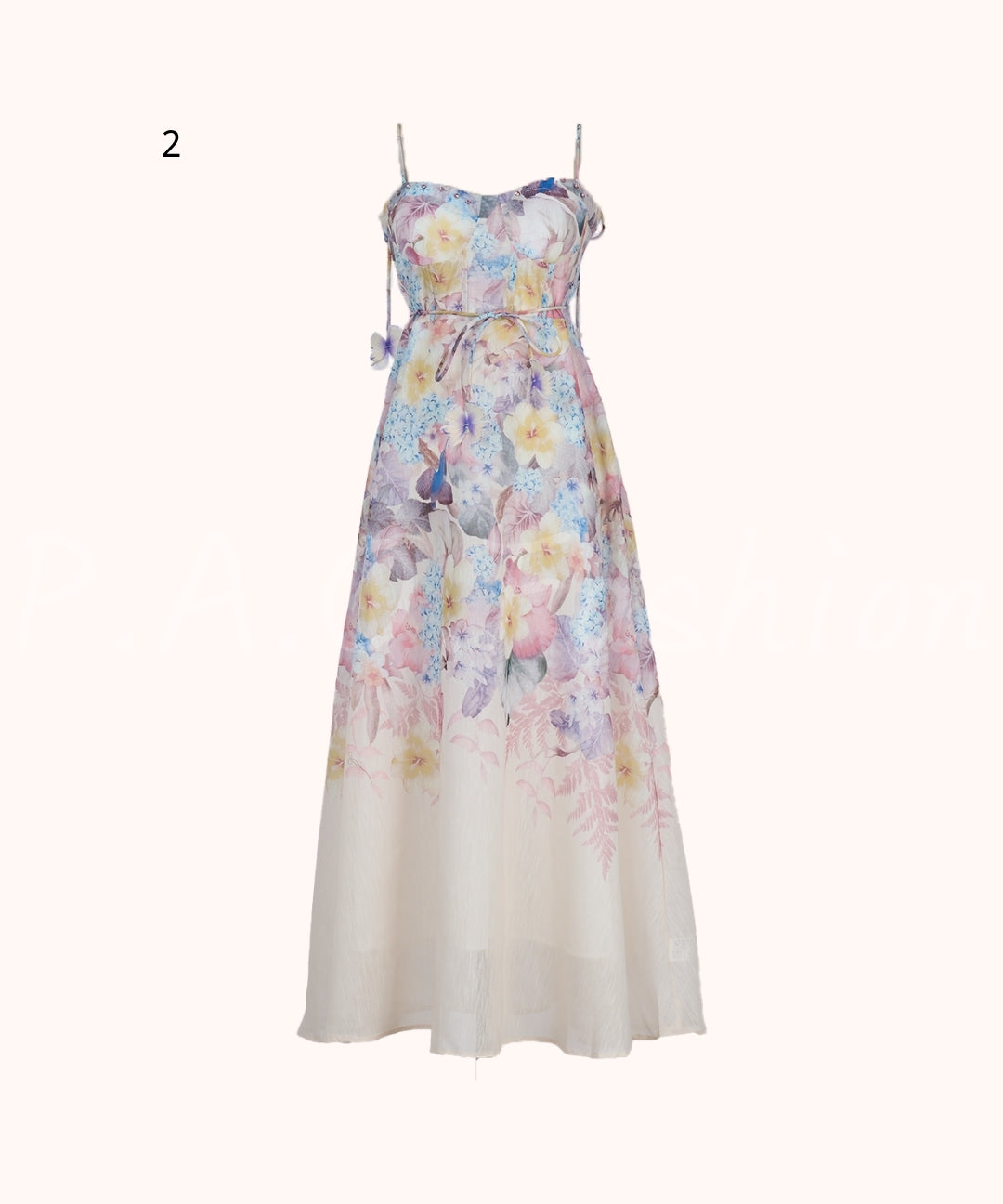Floral Print Strap Maxi Dress[Available Now]