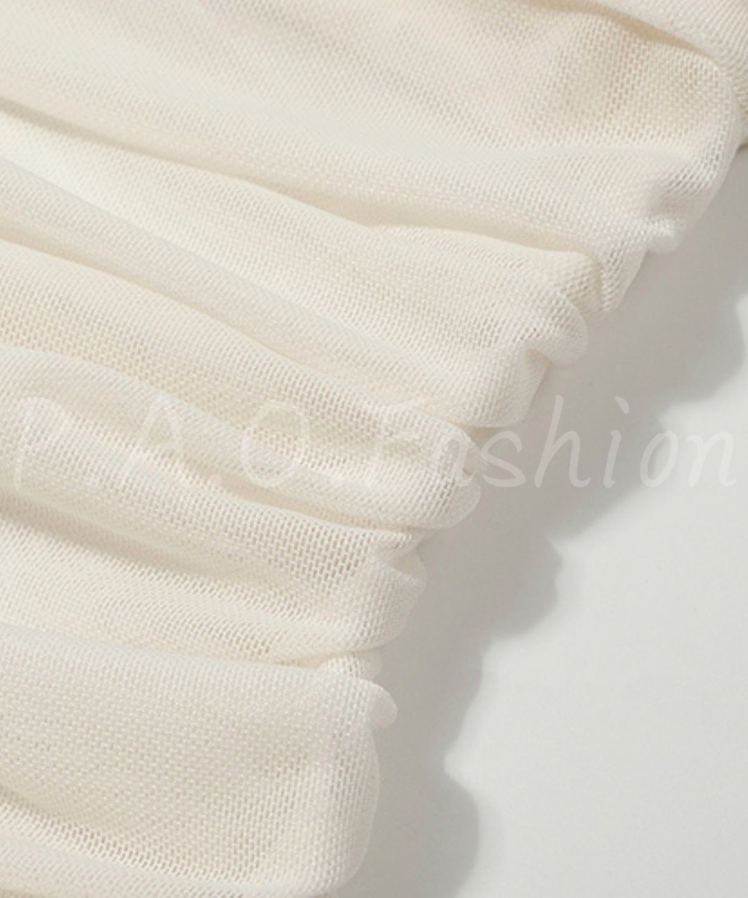 Mesh Panel Satin Maxi Dress