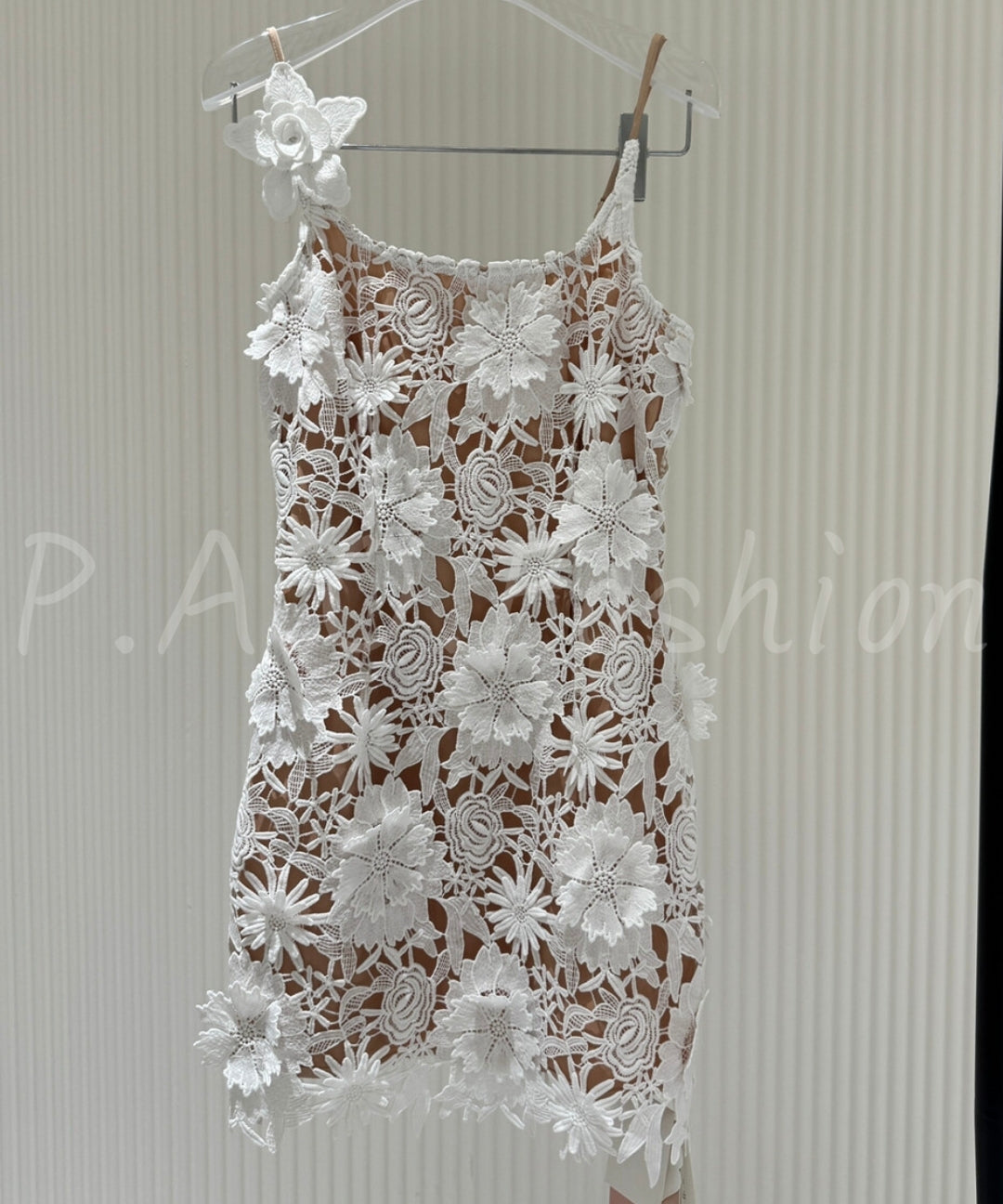 3D Lace Slip Dress[Available Now]