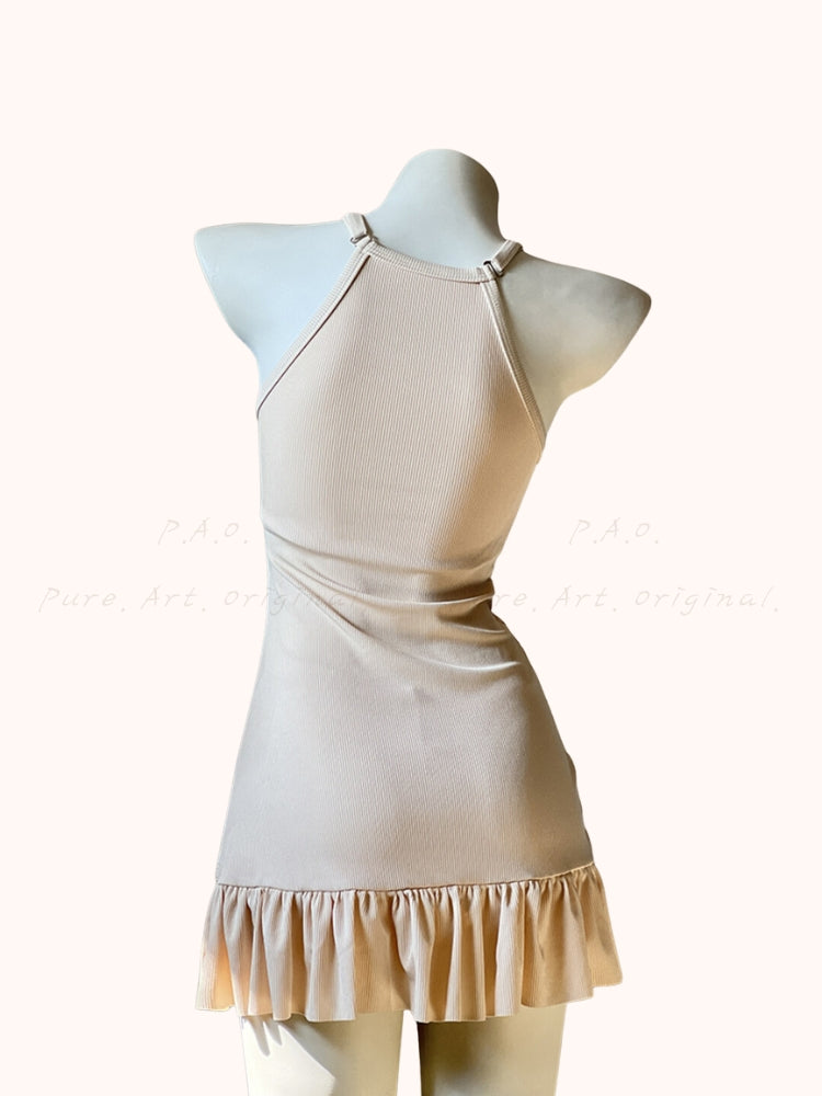 Strapless Bandeau One-Piece Swimsuit