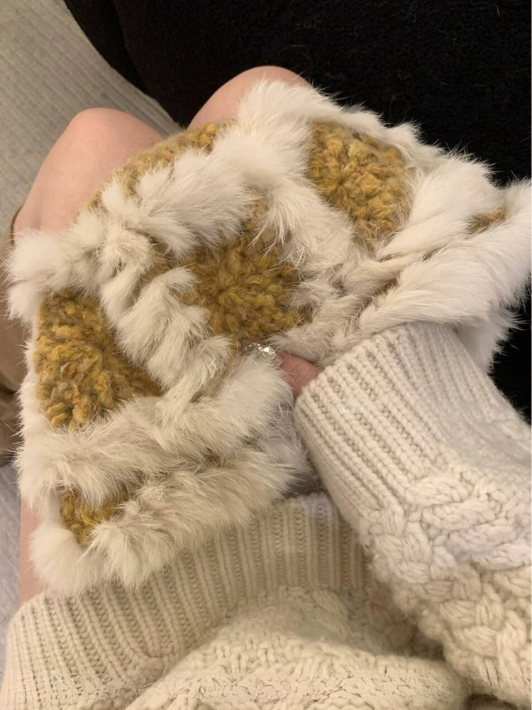 Thickened Warm Knit Bucket Hat