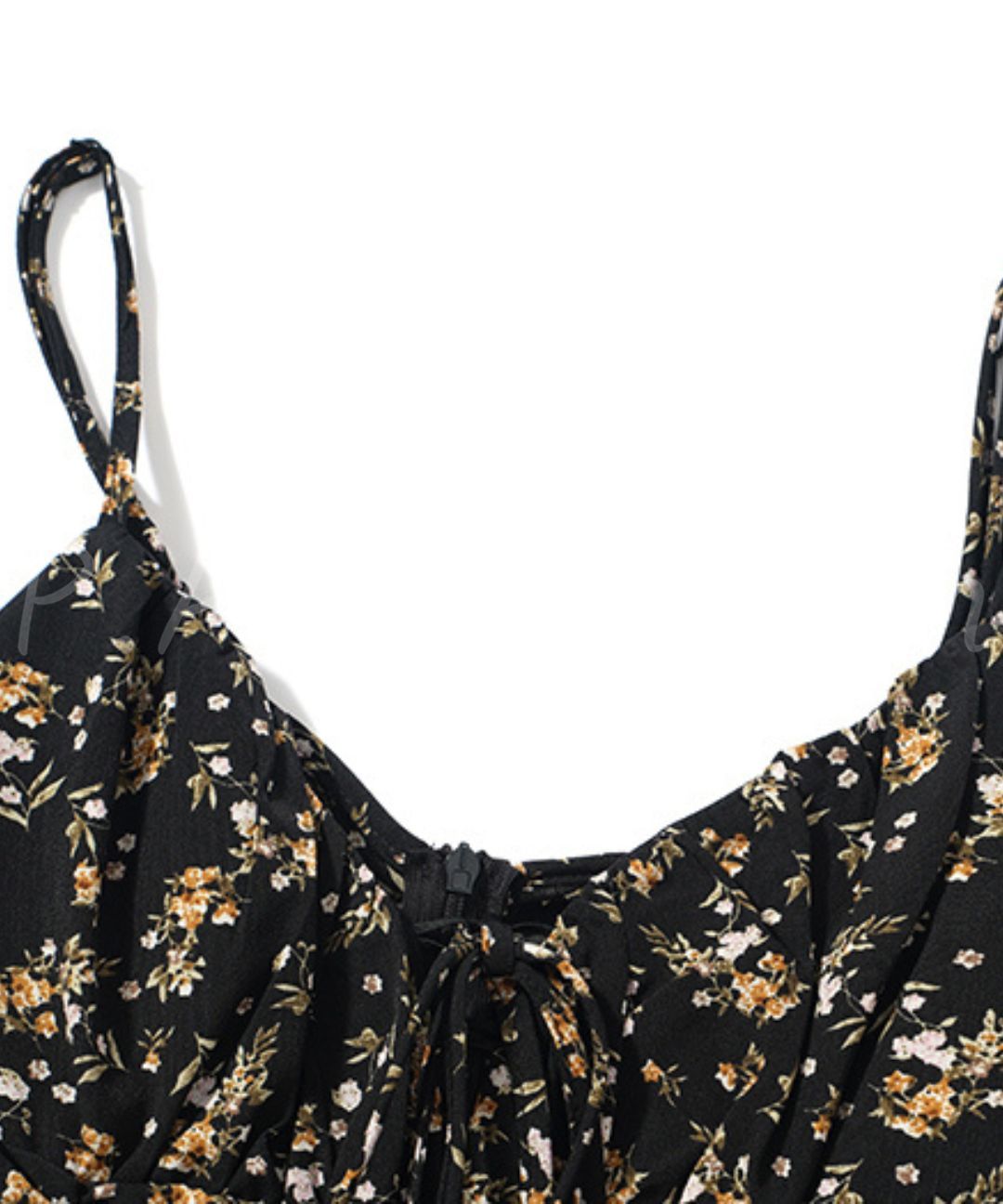 Floral Ruched Mini Dress