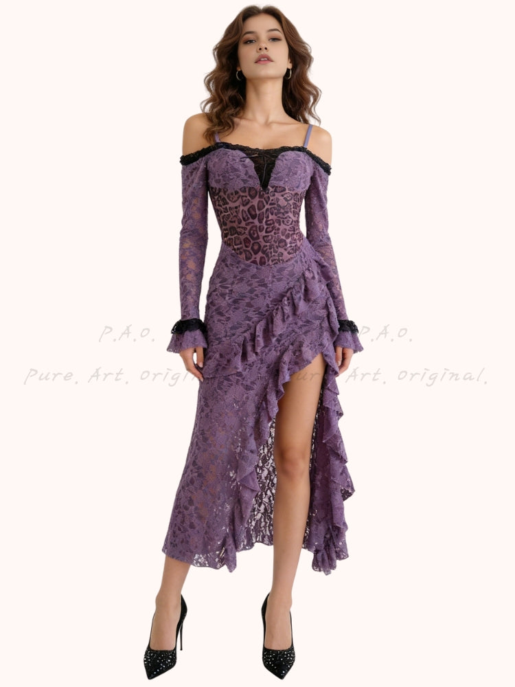 NOCTURNE LEOPARD DRESS