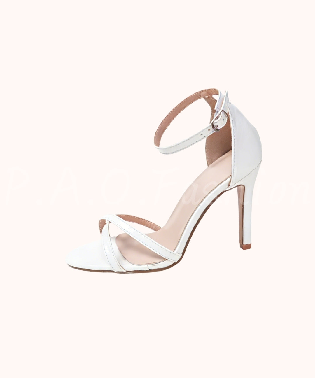 Cross Strap Stiletto Heel Sandals