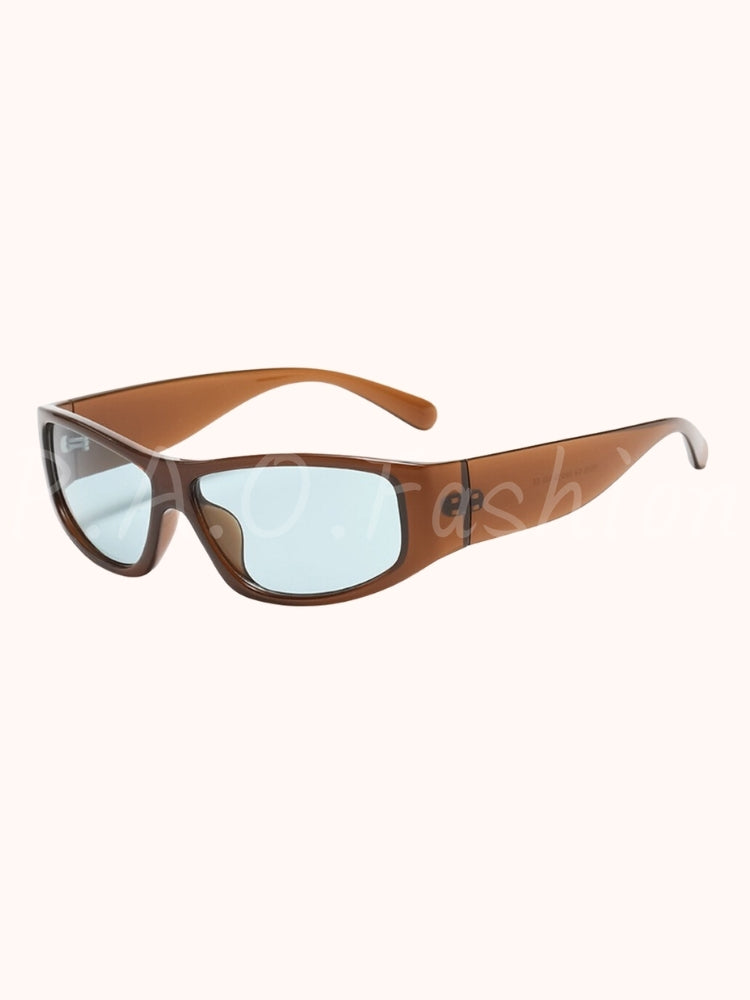 Futuristic Oversized Shield Sunglasses