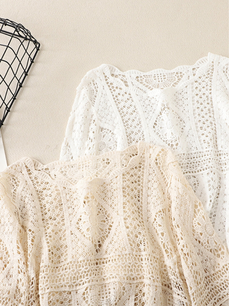 Bohemian Beach Cover-Up Sun Protection Top