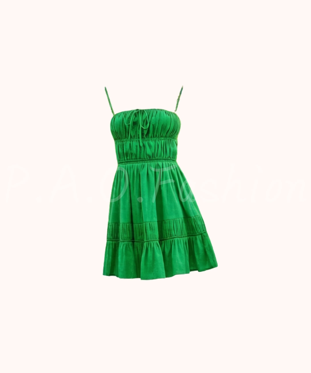 Open-Back Tiered Mini Dress[Available Now]