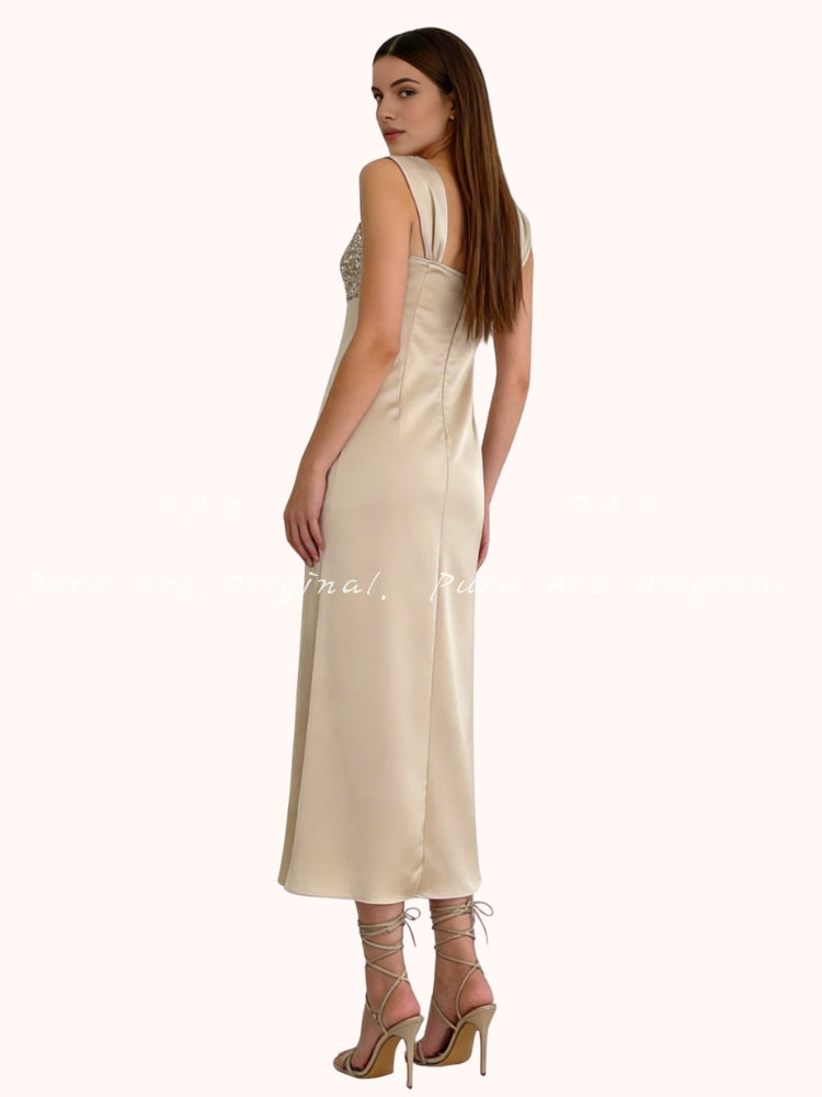 CHAMPAGNE GLIMMER GOWN