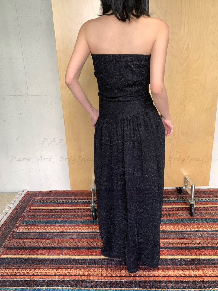 Holiday Noir Midi Dress