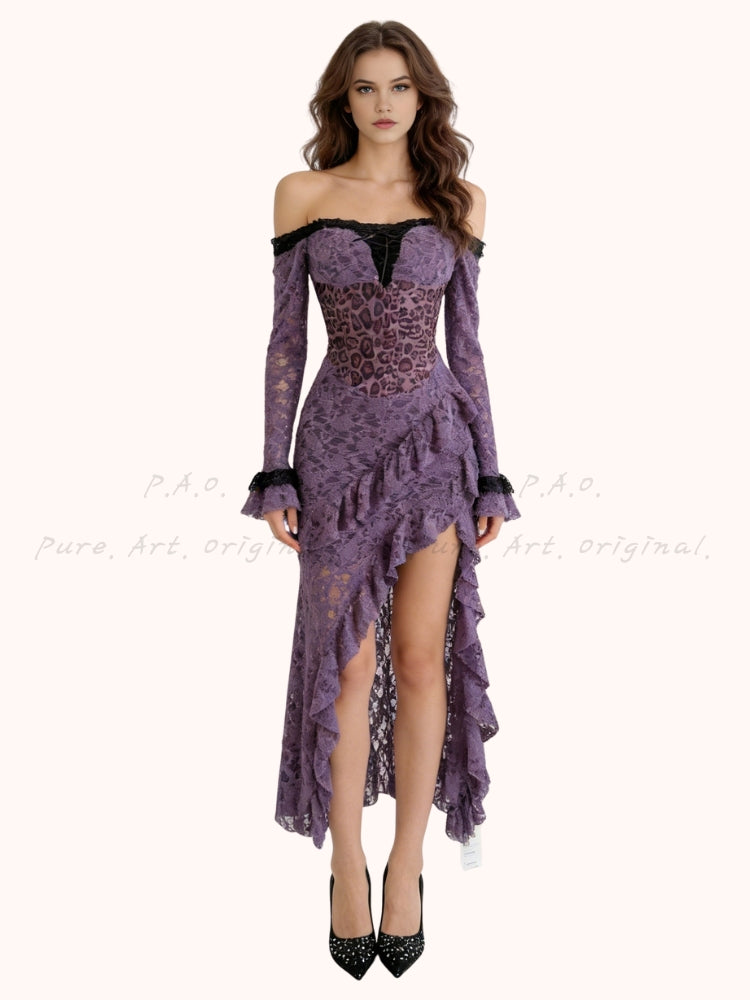 NOCTURNE LEOPARD DRESS