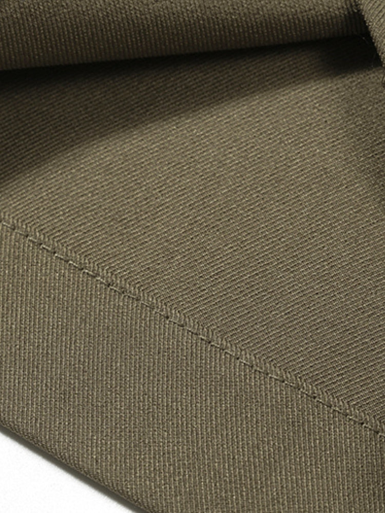 High-Waist Wide-Leg Tailored Trousers