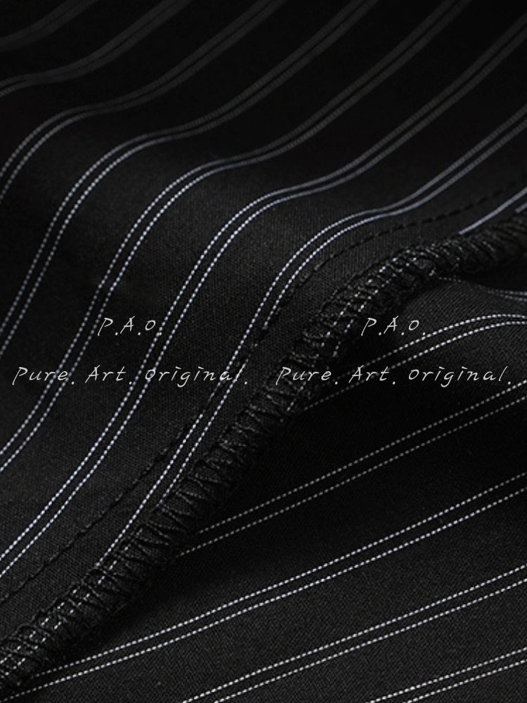 OBSIDIAN STRIPE DRESS