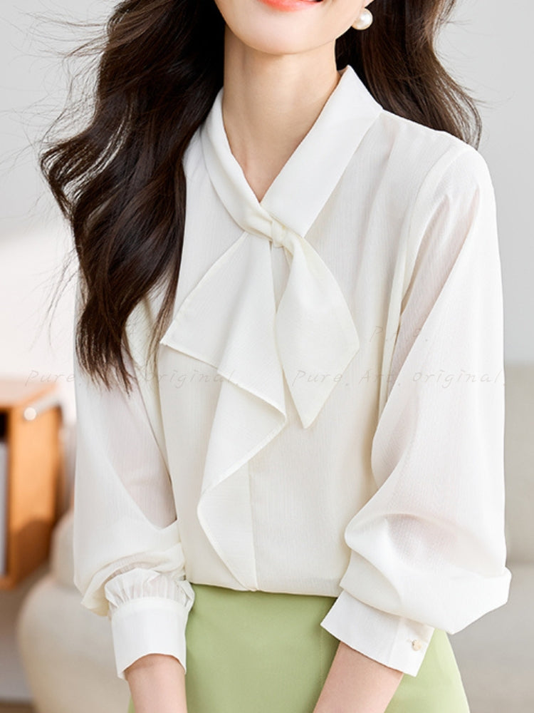 Classic Bow Tie Blouse
