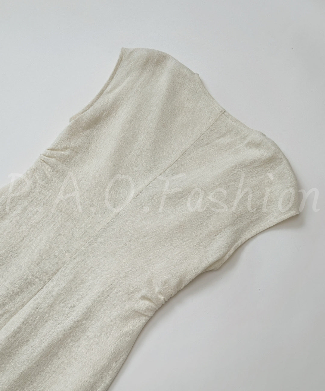 100% Hemp V-Neck Maxi Dress