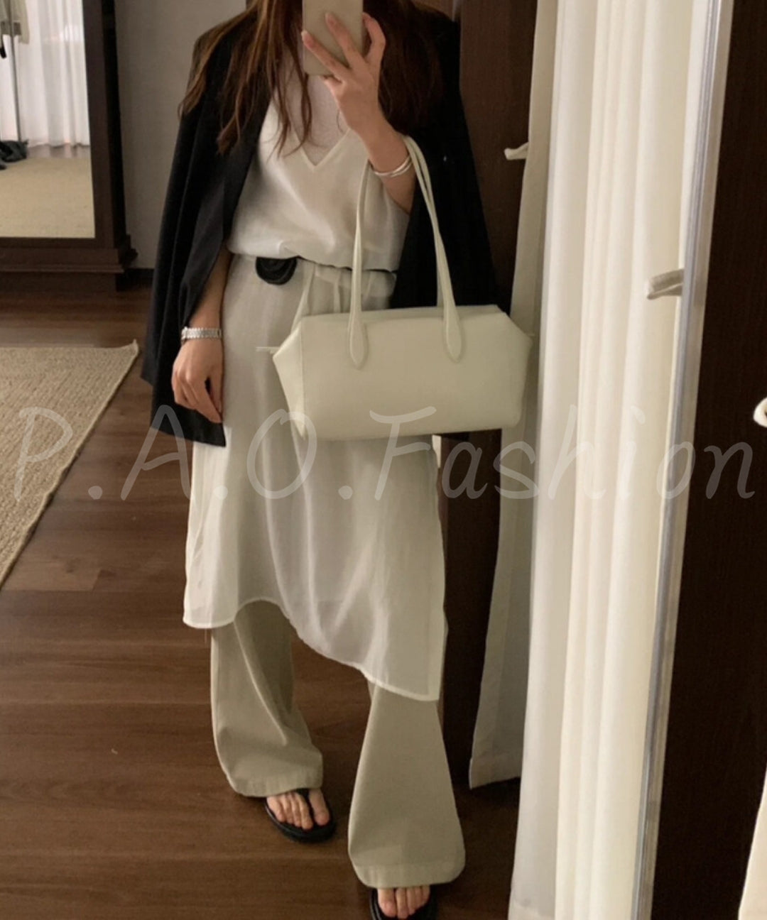 Minimalist Genuine Leather Shoulder Bag