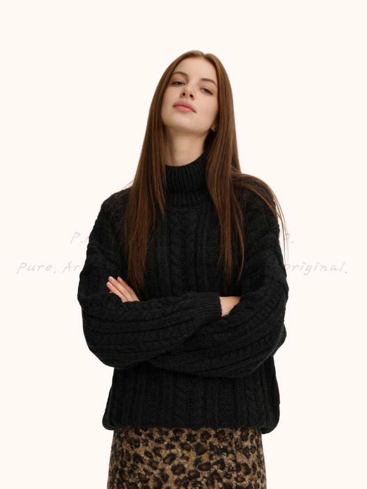HAVEN CABLE SWEATER