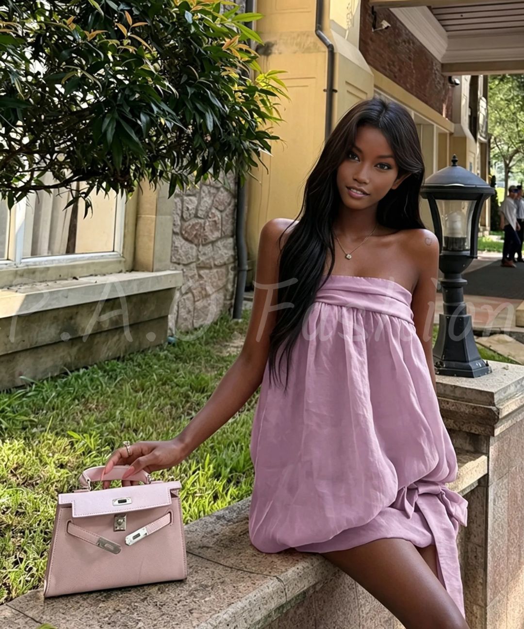 Strapless Ruched Bubble Hem Mini Dress