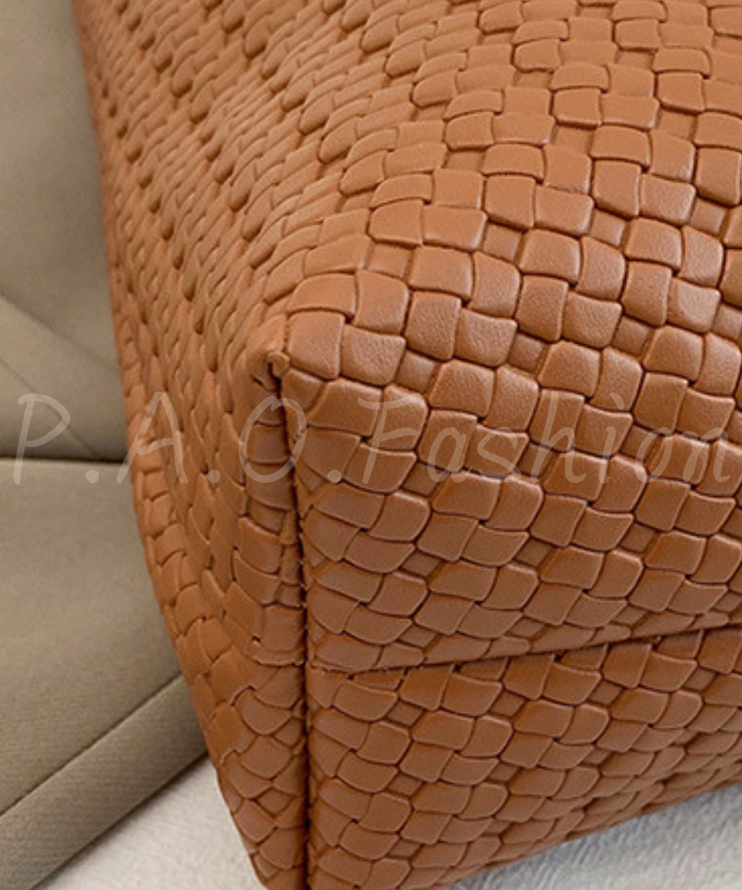 Woven Texture Large Capacity Tote Bag