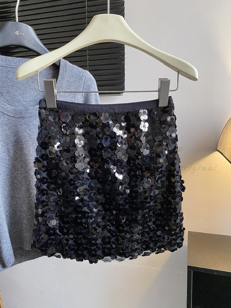 MARAIS SEQUIN SKIRT
