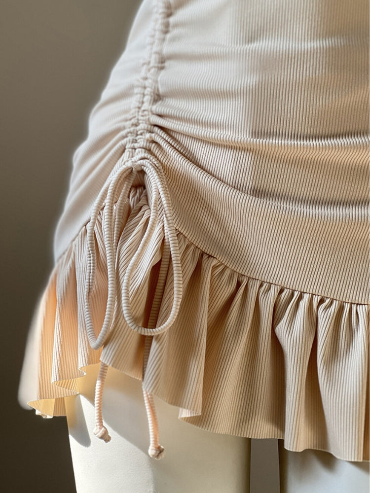 Strapless Bandeau One-Piece Swimsuit