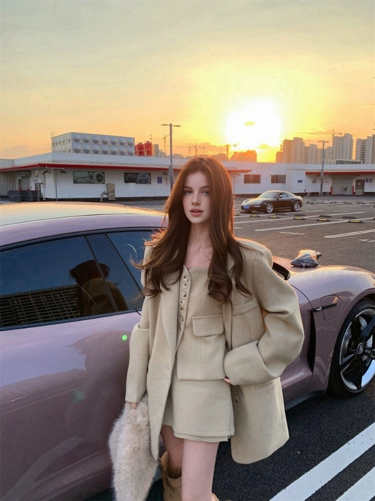 Padded Oversized Blazer