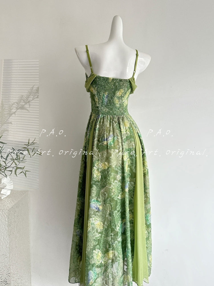 ELYSIA COWL NECK TIERED MAXI DRESS