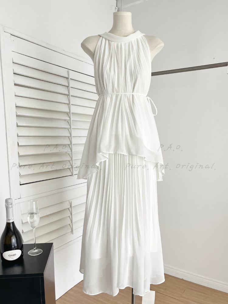 ELIO RUCHED SET DRESS