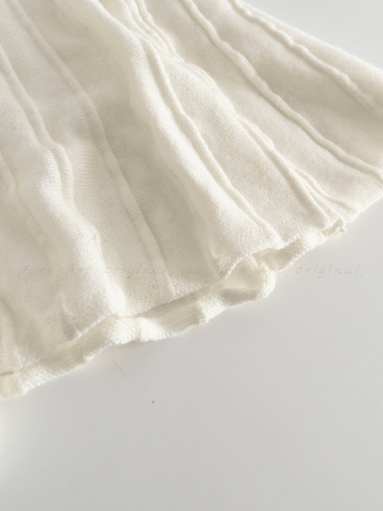 Floral Knit Fitted Midi Dress