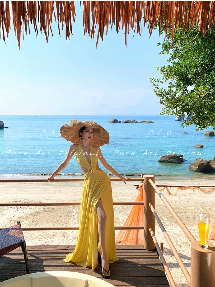 Solstice Halter Dress