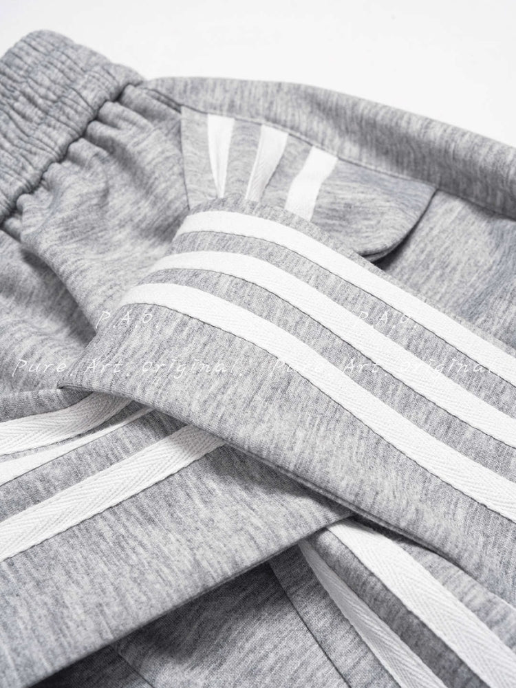 Striped Accent Casual Set