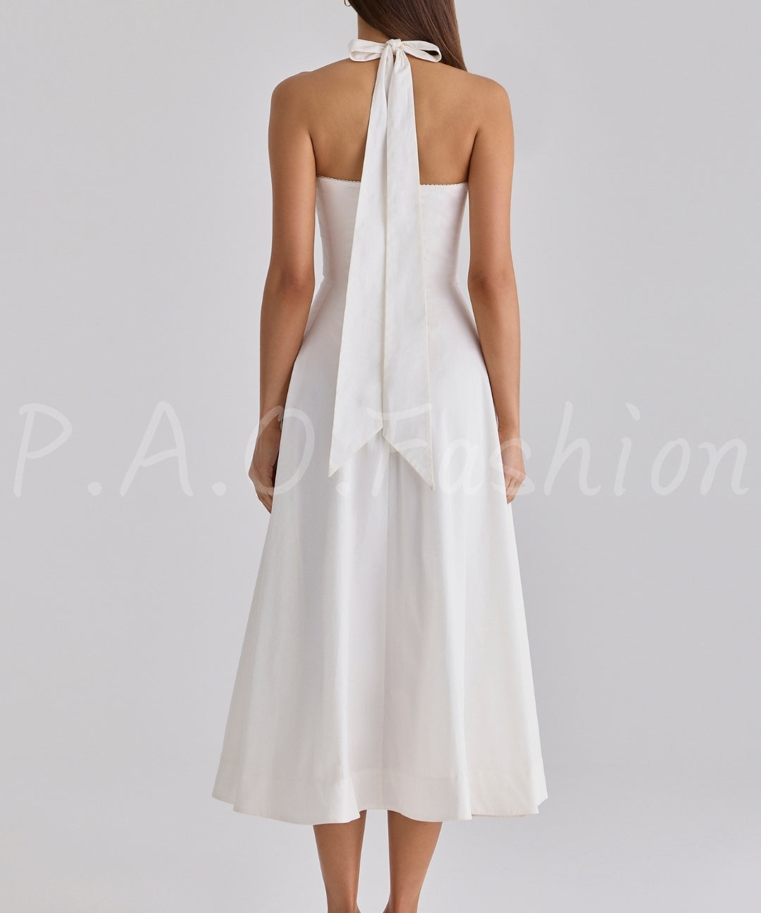 Lace Halter Neck Mini Dress[Available Now]