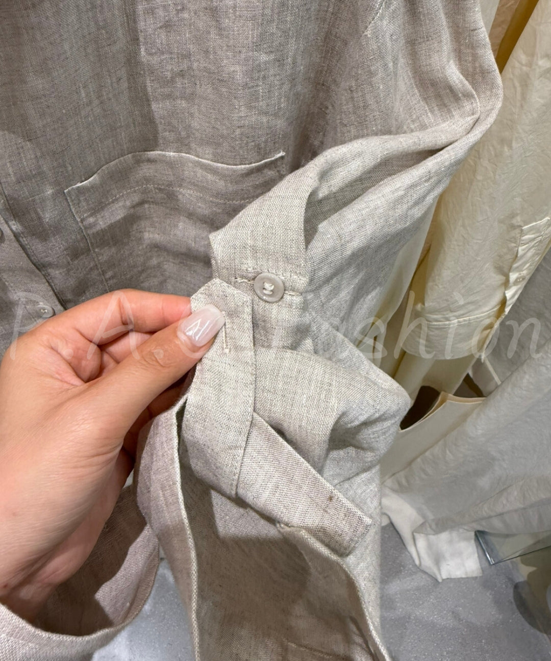 Linen Lyocell Relaxed Shirt Set