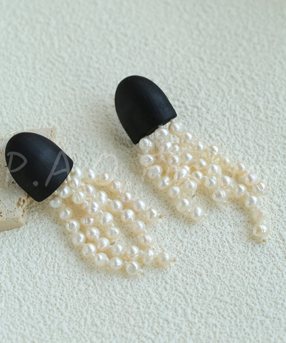 Natural Freshwater Pearl Tassel Earrings