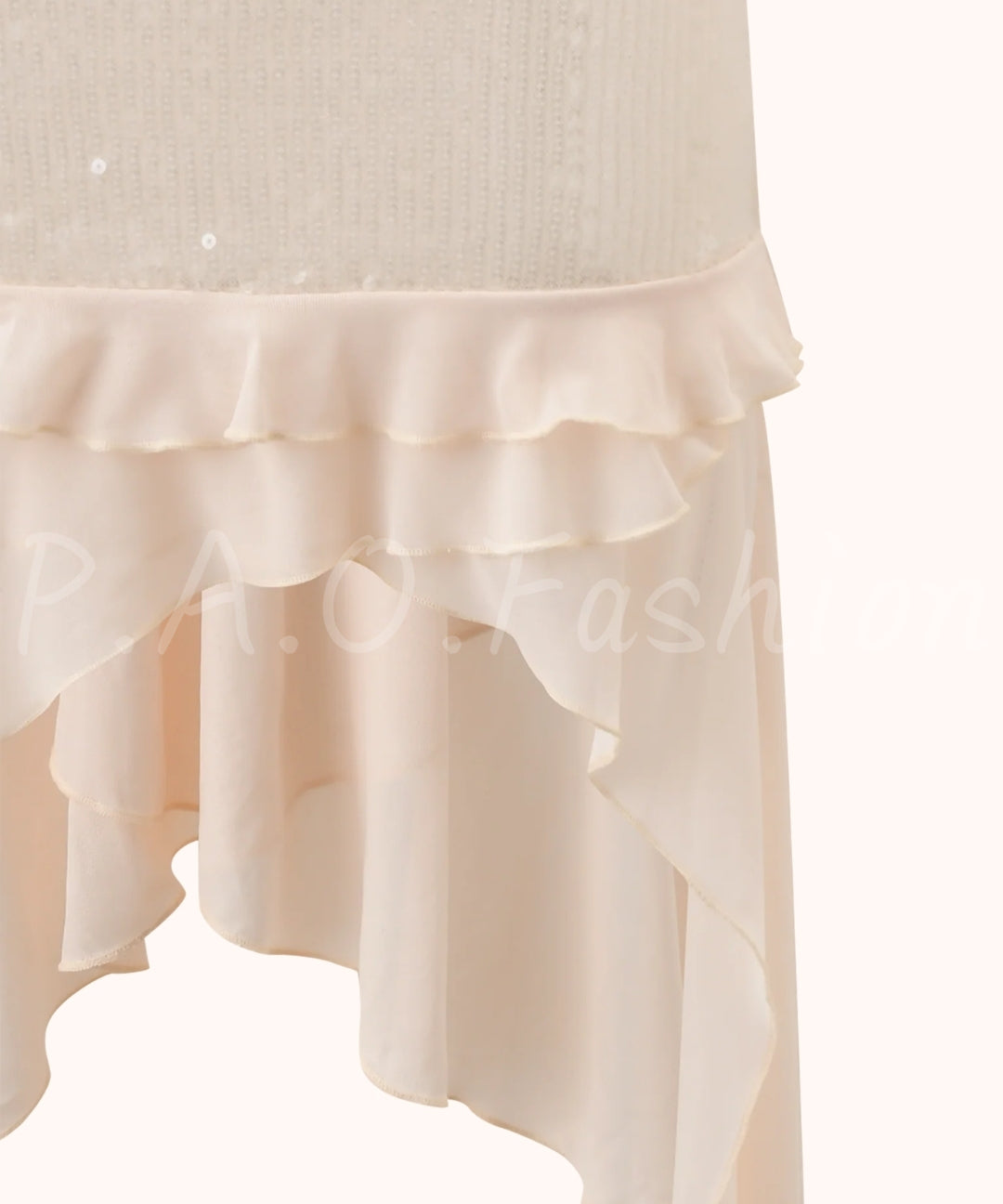 Sequin Asymmetrical Hem Cami Dress[Available Now]