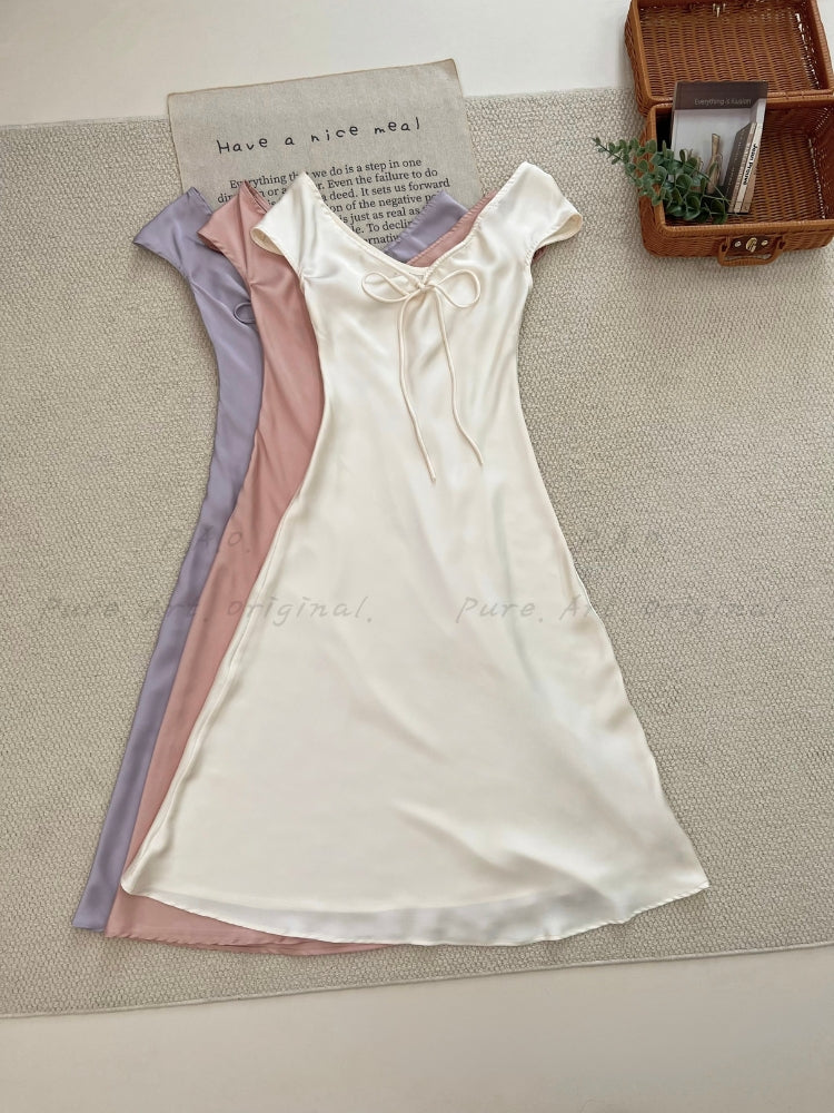 LUMIÈRE SATIN DRESS