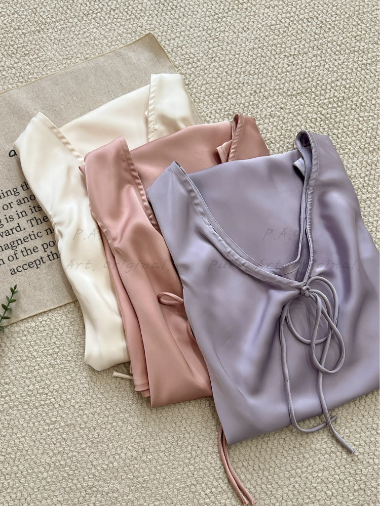 LUMIÈRE SATIN DRESS