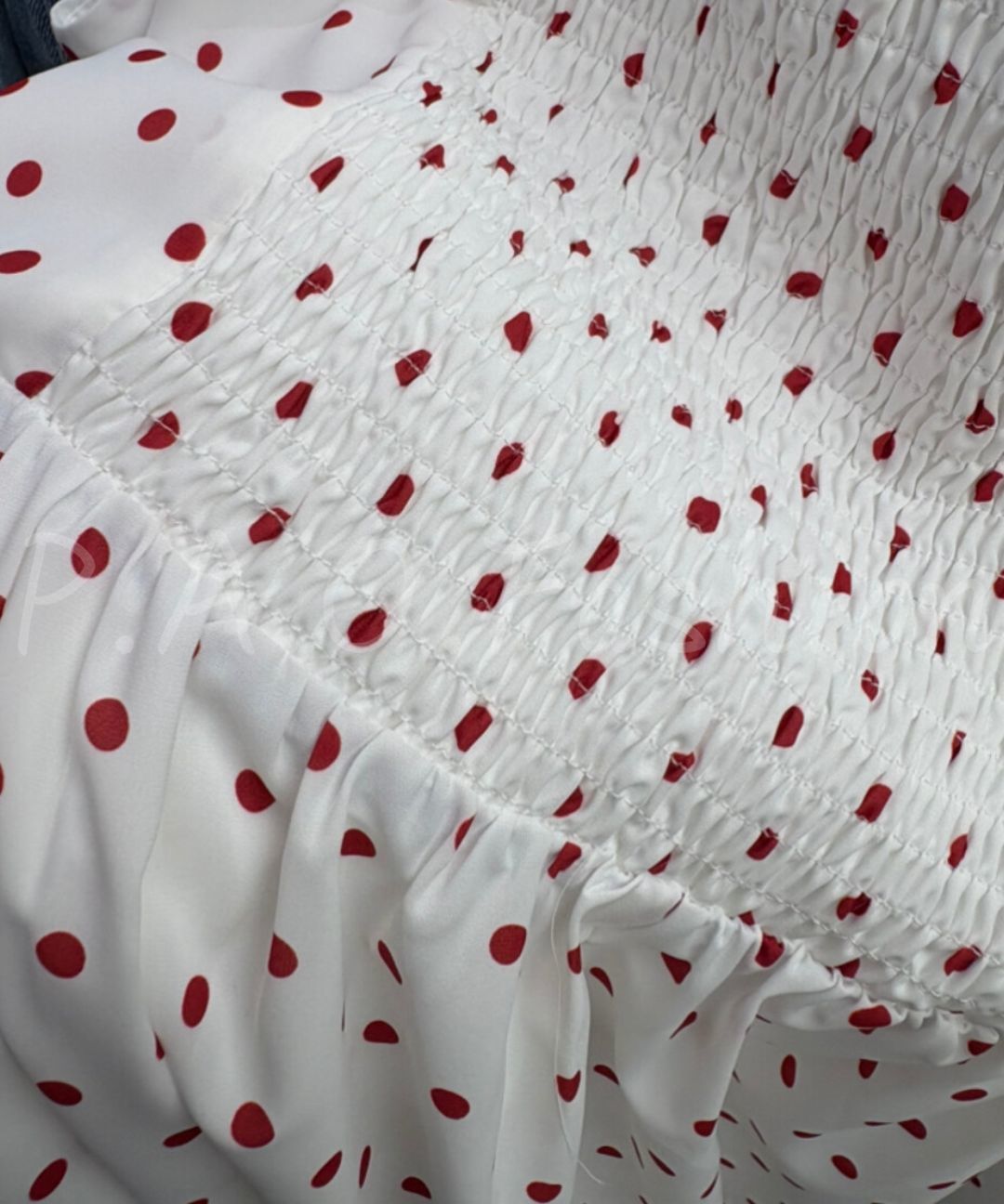 Polka Dot Chiffon Maxi Dress