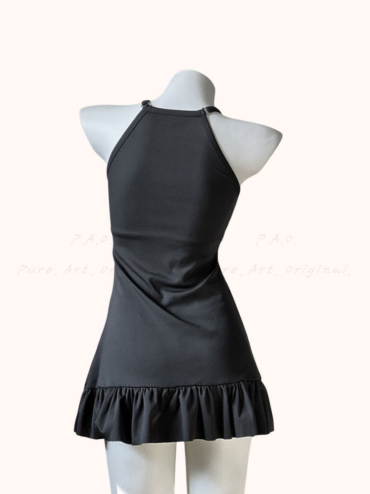 Strapless Bandeau One-Piece Swimsuit