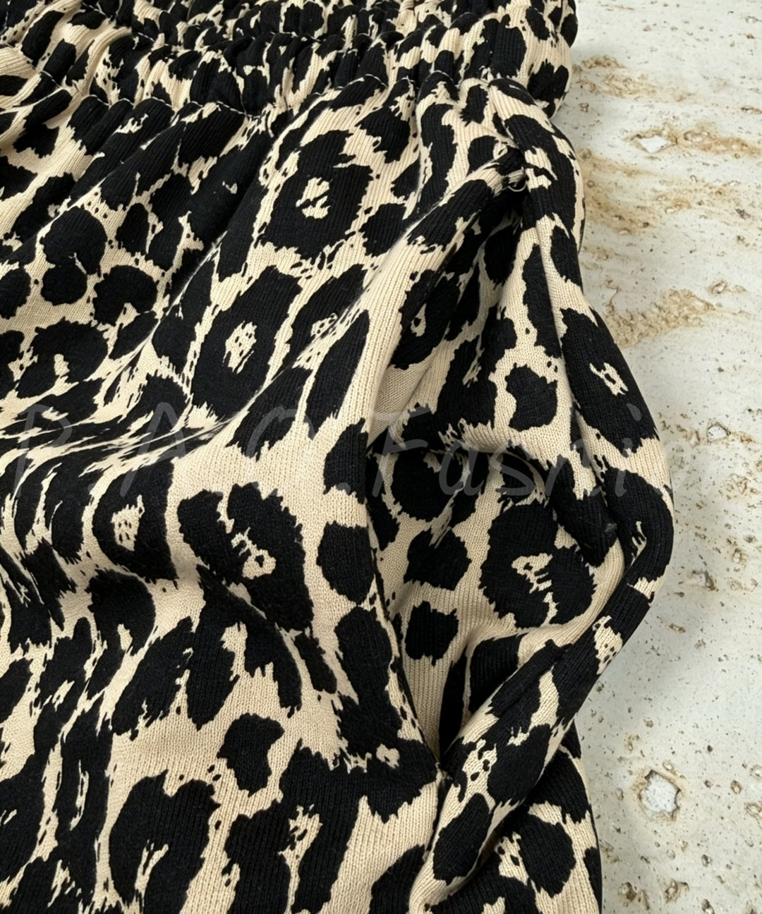 Leopard Print Bandeau Top & Wide-Leg Pants Set[Available Now]